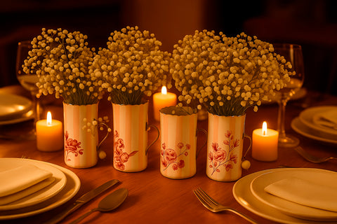 VASO MINI FLORES MESA POSTA