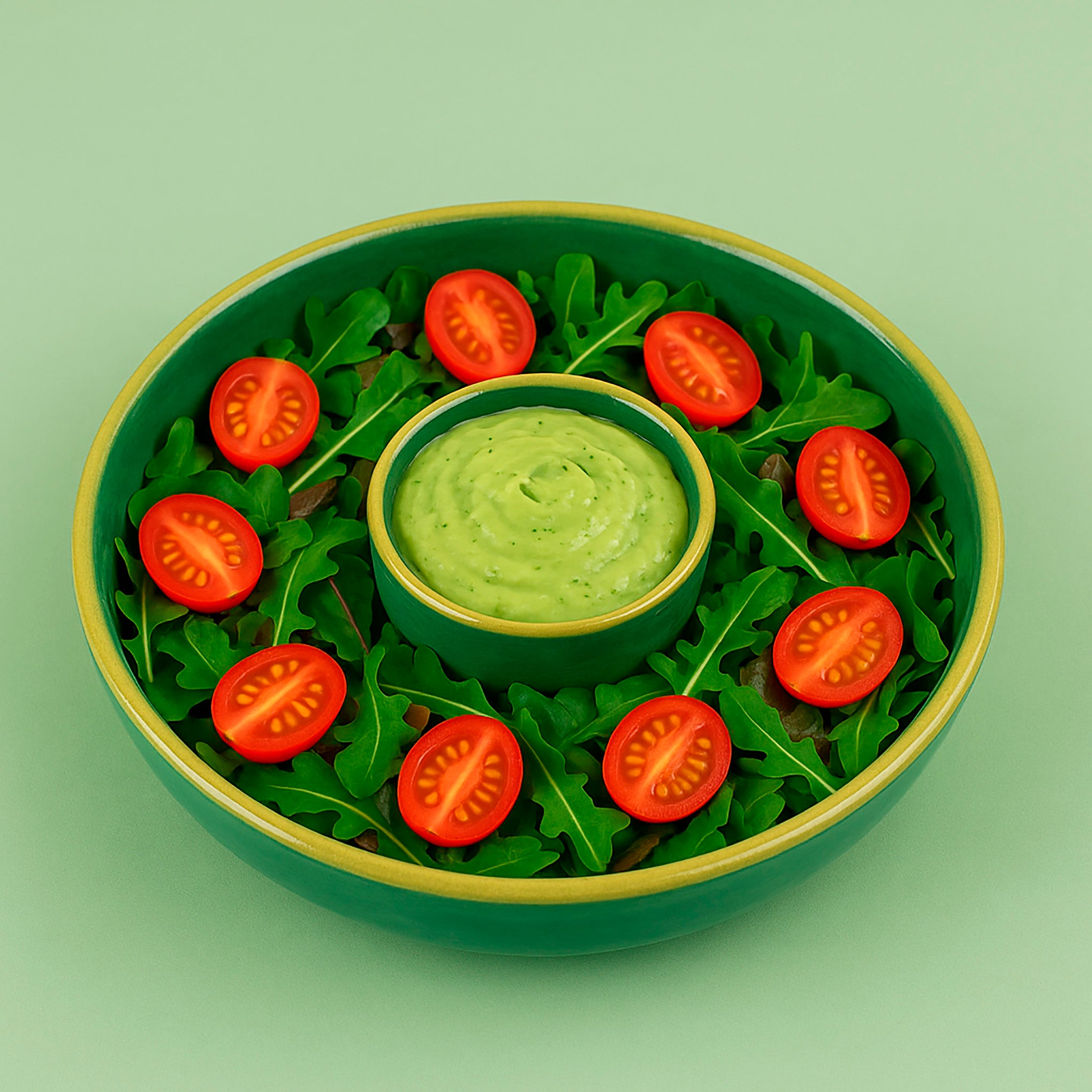 SALADEIRA/ PETISQUEIRA TURQUSA